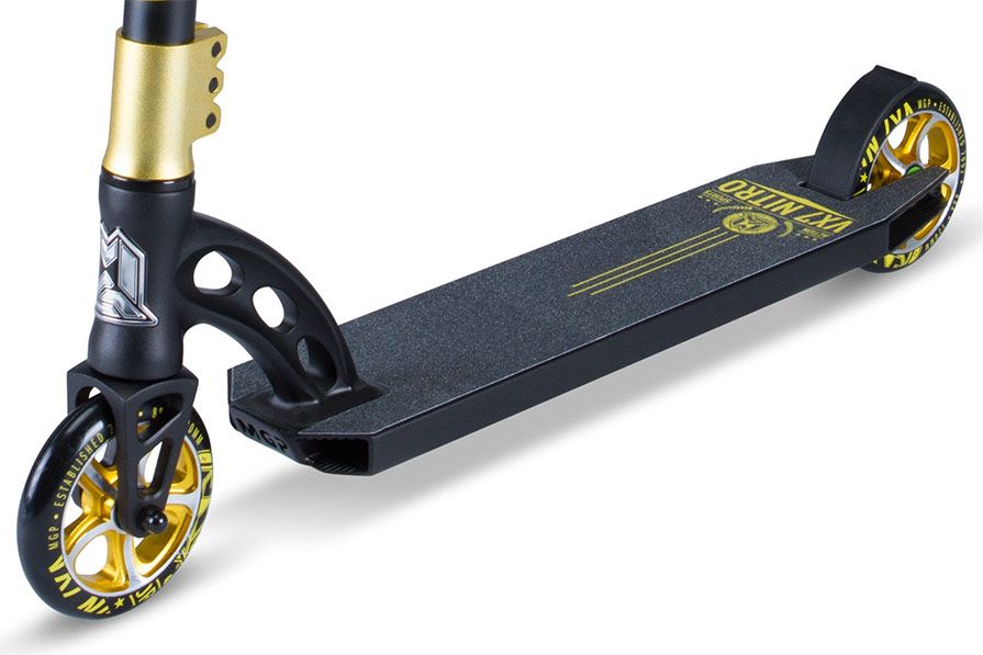 MADD MGP VX7 Nitro Pro Gold And Black Scooter ATBShop Co Uk