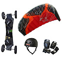 ATBShop - Scrub Gld Ozone Flow Kiteboard Pack