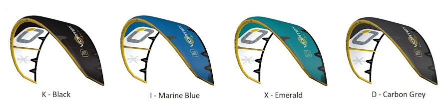 Ozone Vortex V1 Ultra-X Big Air Kitesurfing Kite Colours