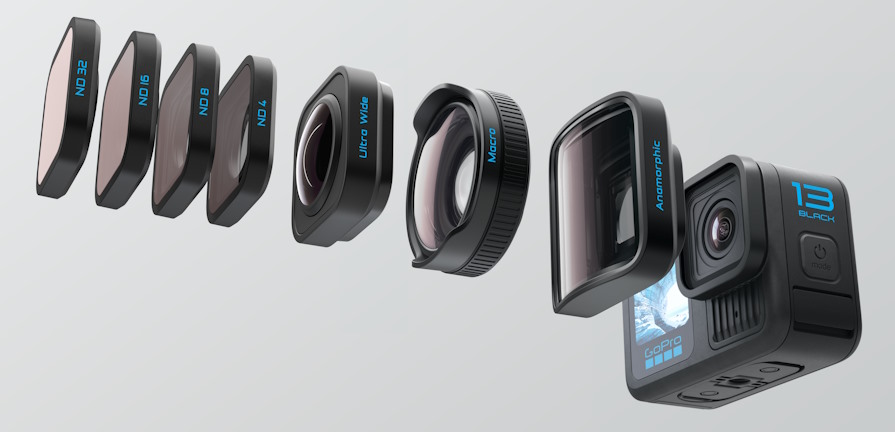 GoPro Hero13 Black Speciality Pack Lens Options