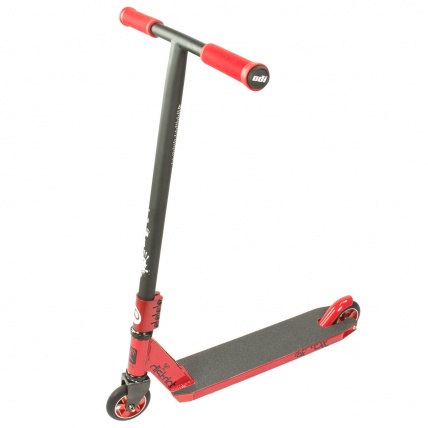 District Night Hawk Custom Stunt Scooter in Red and Black - ATBShop.co.uk