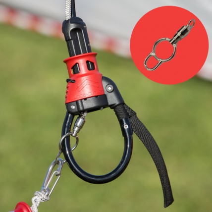 Ozone Flag Out Safety Ring with Swivel