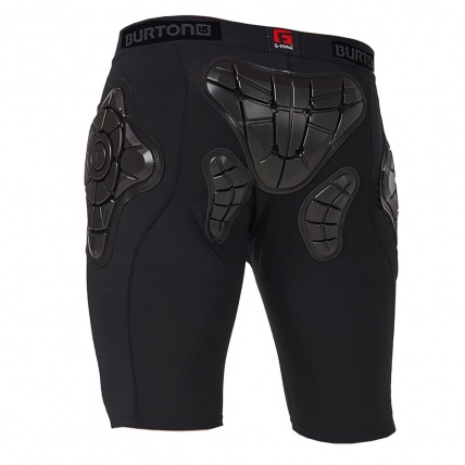 Burton Mens Total Impact Shorts with G-Form Black - ATBShop.co.uk