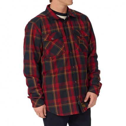 Burton Analog Variant Reversible Quilted Shirt Black - ATBShop.co.uk