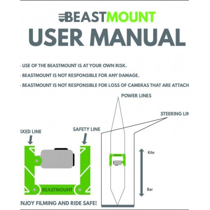 Beast Mount Kitesurfing GoPro Line Mount - ATBShop.co.uk