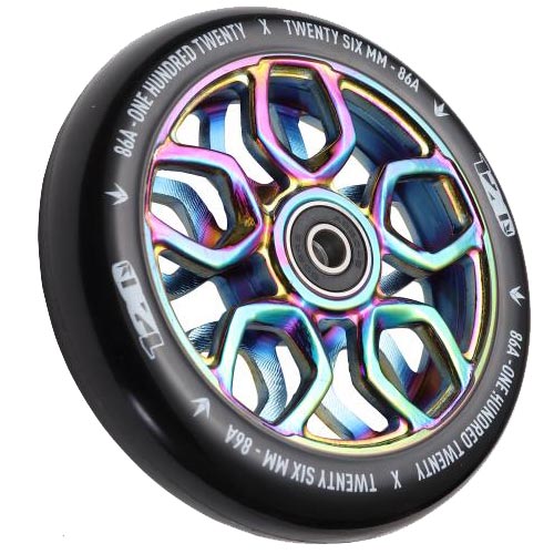 View Cheap Oil Slick Scooter Wheels Background