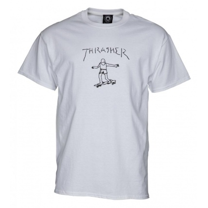 Thrasher Gonz T-Shirt White - ATBShop.co.uk