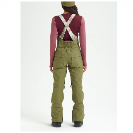 pants burton martini bib avalon olive wmns snow short snowboard atbshop