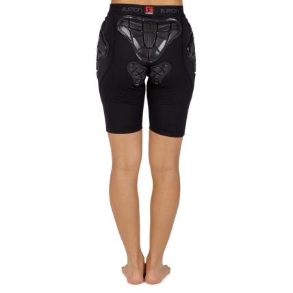 Burton Womens Total Impact Shorts by G-Form Black