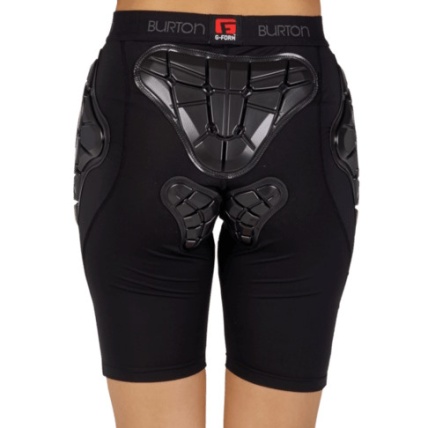 Burton Womens Total Impact Shorts by G-Form Black