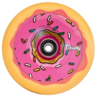 Chubby Scooter Co - Doughnut Pink and Orange 110mm Scooter Wheel