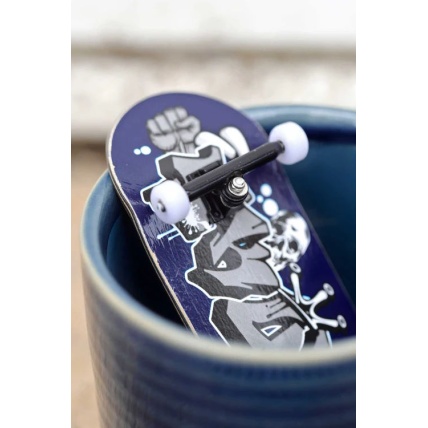 Skull Graffiti Pro Wooden Fingerboard Graphic Complete