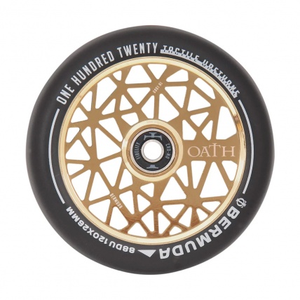 Bermuda 120mm Gold Black Scooter Wheel