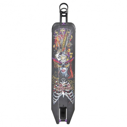 Psychic Scooter Deck 23 x 5.5in Black Purple