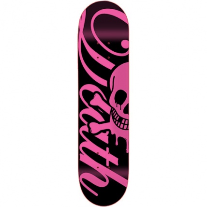 Death Script Black Pink Skateboard Deck