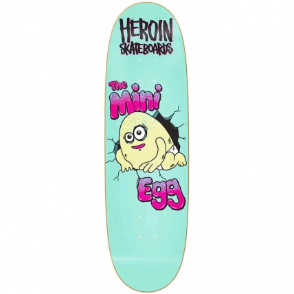 Heroin Skateboards Mini Egg 8.38 Skateboard Deck