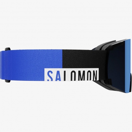 Salomon S/View Sigma Ski Goggles Black Huck Knife Blue Lens