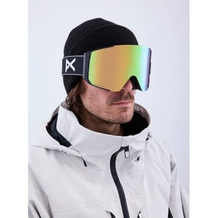 Anon Sync Black Snowboard Goggle Perceive Variable Green Lens Lens