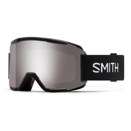 Smith Squad Black ChromaPop Sun Platinum Mirror Lens + Spare Snow Goggles