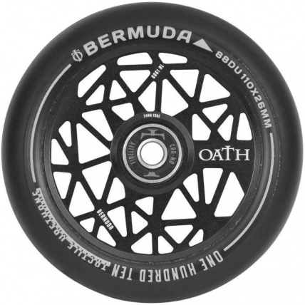 Oath Bermuda 110mm Satin Black Triad 24mm core Scooter Wheel