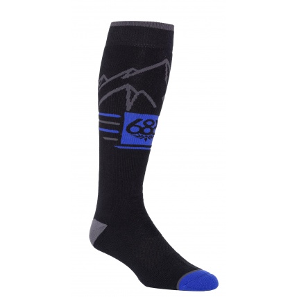 686 Mountain Scape Mens Socks 3 Pack - Snow Socks