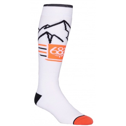 686 Mountain Scape Mens Socks 3 Pack - Snow Socks