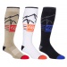 686 Mountain Scape Mens Socks 3 Pack - Snow Socks