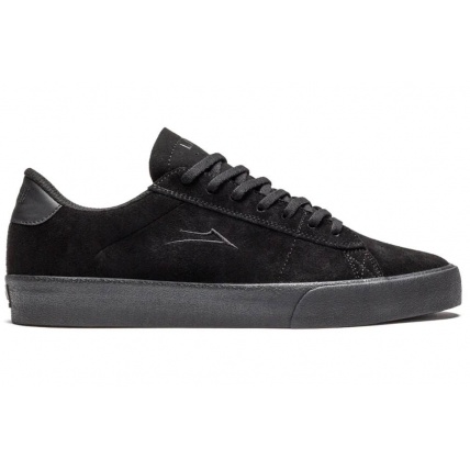 Lakai Newport Black Black Suede Skate Shoes