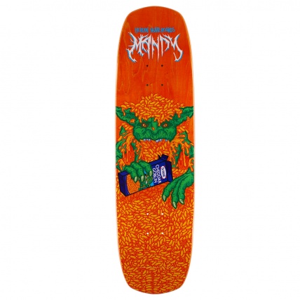 Mandy x Bratraud 9.0in Symmetric Shovel Skateboard Deck