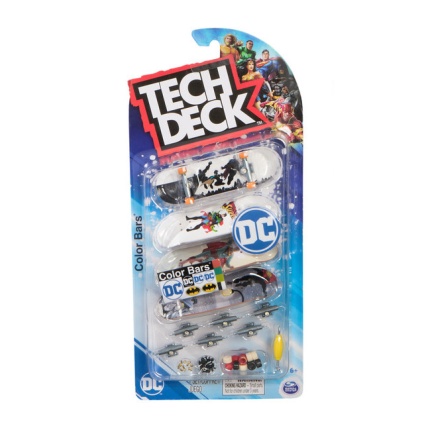 Tech Deck Fingerboard Deluxe Assorted 4 Pack DC