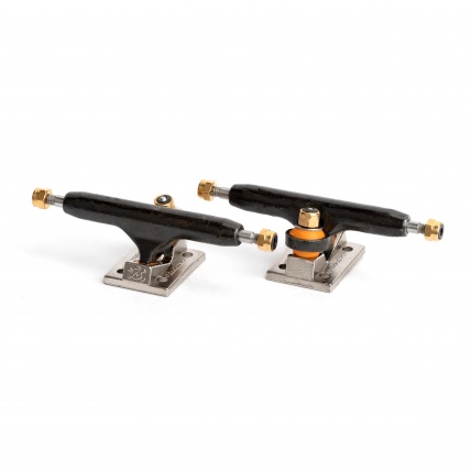 Blackriver Trucks 3.0 Black Silver 32mm Wide Fingerboard Trucks