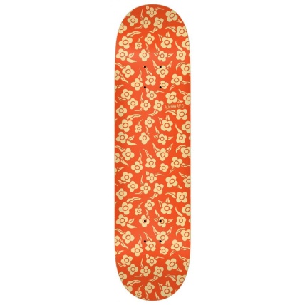 Krooked PP Flowers Orange 8.06 Skateboard Deck