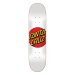 Santa Cruz Classic Dot 8.0 White Skateboard Deck