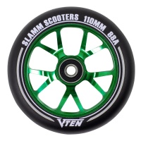 Slamm Scooters - V-Ten Scooter Wheel 110mm Green