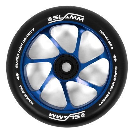 Slamm Scooters Team Alloy Wheel 110mm Black Blue