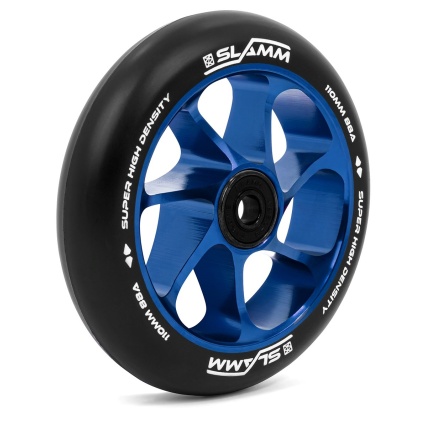 Slamm Scooters Team Alloy Wheel 110mm Black Blue