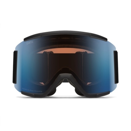 Smith Squad XL Black ChromaPop Pro Photochromic Blue Lens Goggles