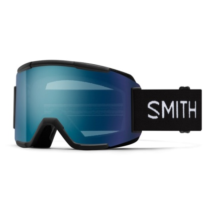 Smith Squad Black ChromaPop Everyday Blue Lens + Spare Snow Goggles