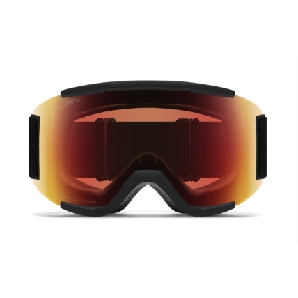 Smith Squad Black ChromaPop Pro Photochromic Red Lens Goggles