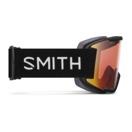 Smith Squad Black ChromaPop Pro Photochromic Red Lens Goggles