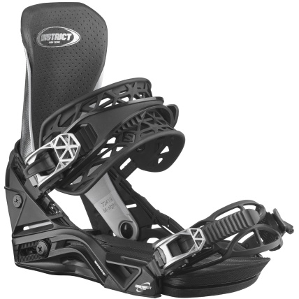 Salomon District Pro Team Chrome Mens Snowboard Bindings