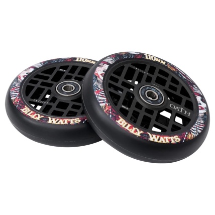 Oath Oath Lattice 110mm x 24mm Black Billy Watts Sig Scooter Wheel