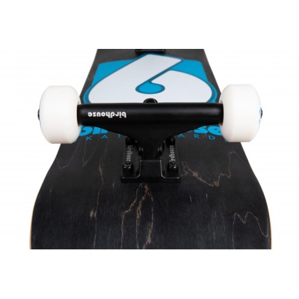 Birdhouse Stage 3 B Logo Black Blue 8.0 Skateboard Complete