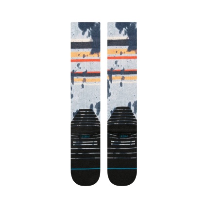 Stance Brog Mid Grey Red Poly Blend Snow Socks