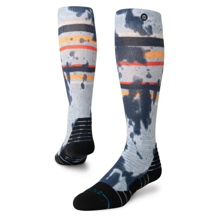 Stance Brog Mid Grey Red Poly Blend Snow Socks