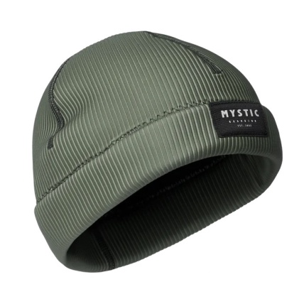 Mystic Neoprene Beanie Dark Olive