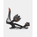 Rome Vice Black Orange Mens AsymWrap Snowboard Bindings