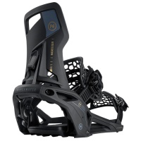 Nidecker - Supermatic Black Unisex Step In Snowboard Bindings