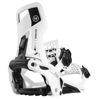 Nidecker - Supermatic White Unisex Step In Snowboard Bindings