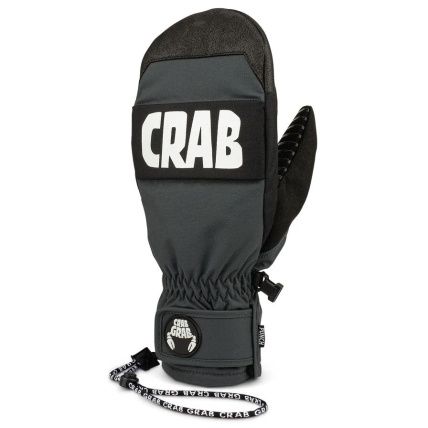 Crab Grab Punch Mitt Washed Black Unisex Snow Glove